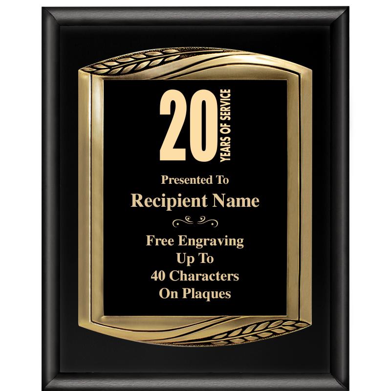 12X15 CHIEF PIANO BLK PLQ W GD