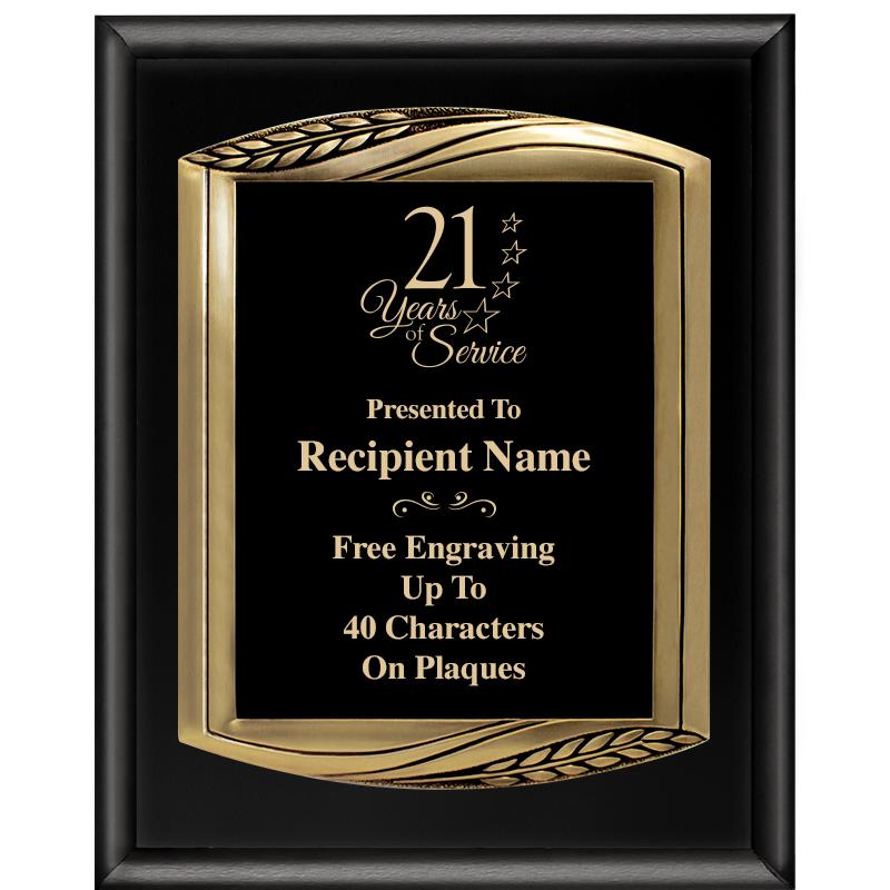 12X15 CHIEF PIANO BLK PLQ W GD