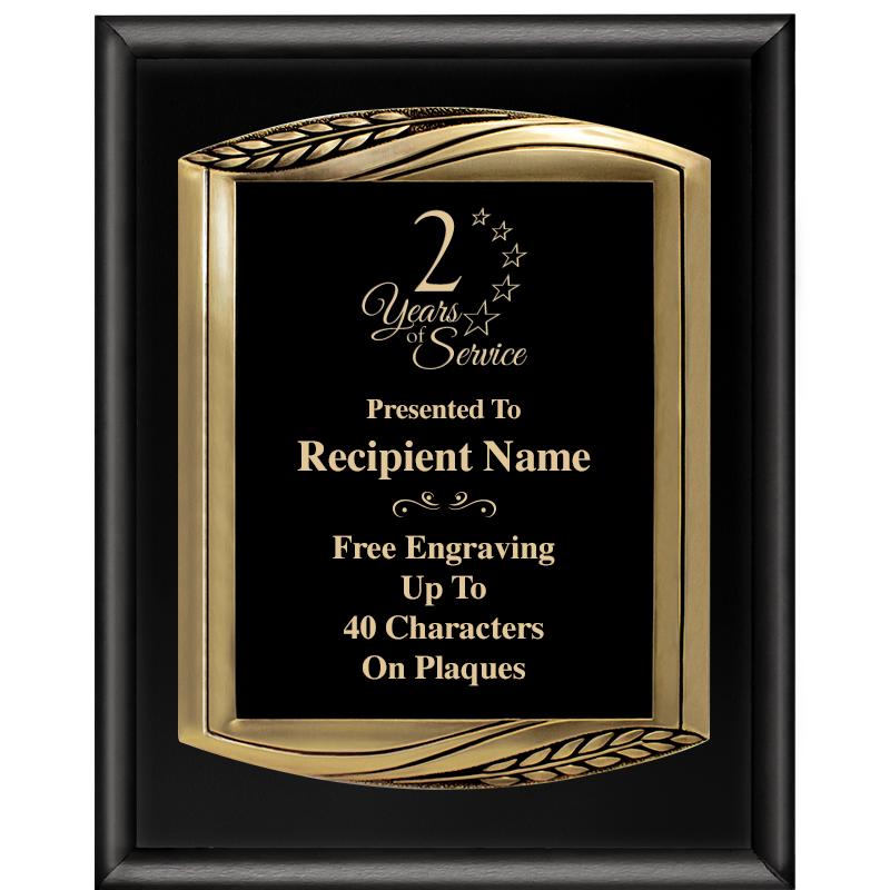 12X15 CHIEF PIANO BLK PLQ W GD