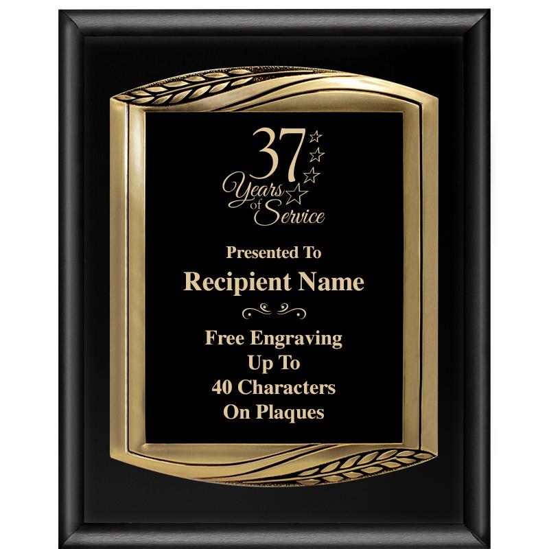 12X15 CHIEF PIANO BLK PLQ W GD