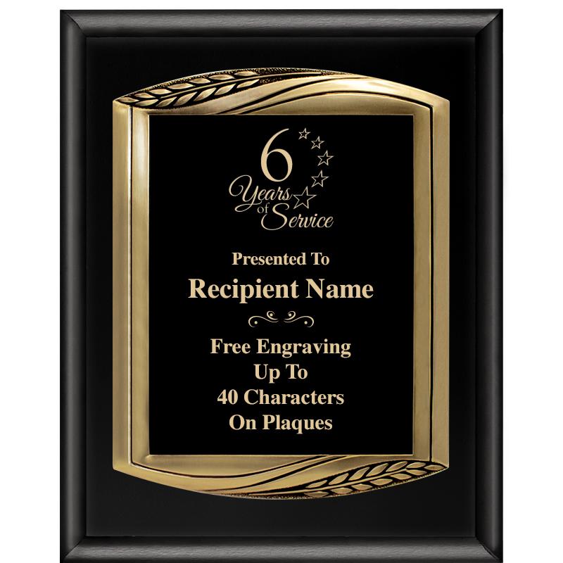 12X15 CHIEF PIANO BLK PLQ W GD