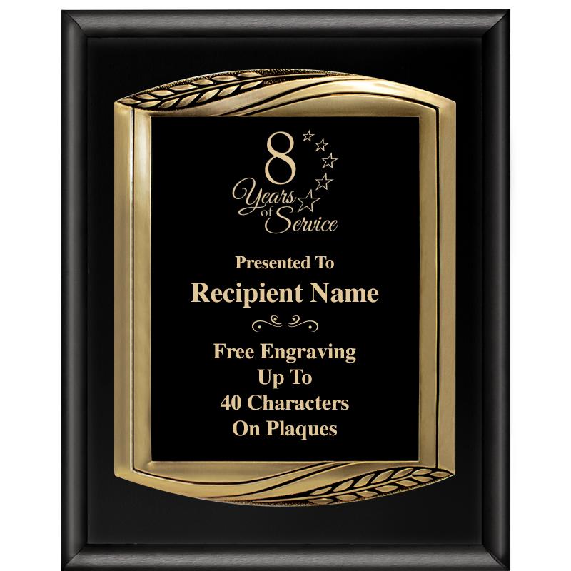 12X15 CHIEF PIANO BLK PLQ W GD