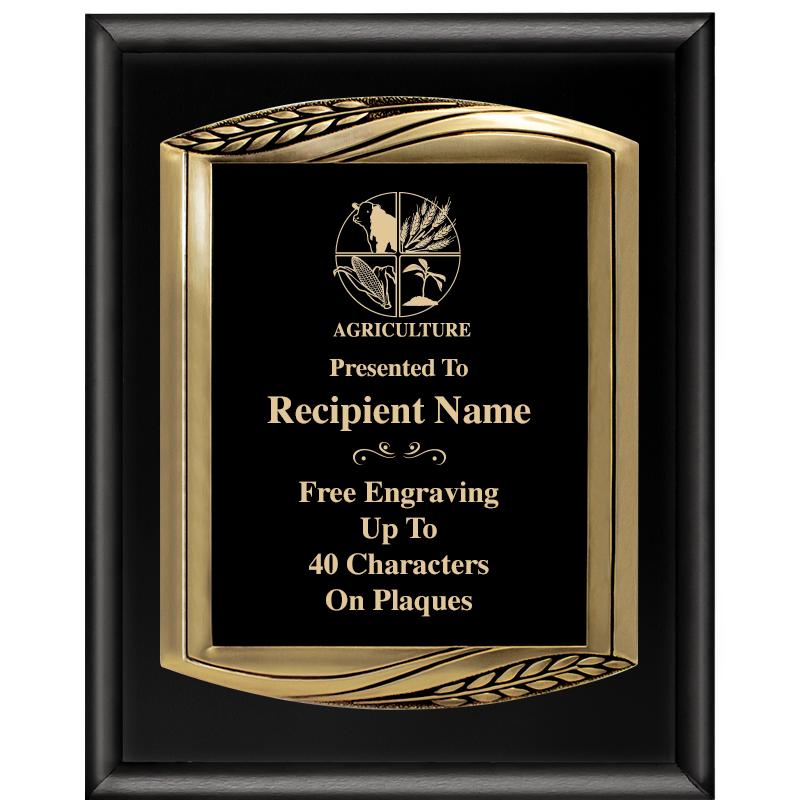 12X15 CHIEF PIANO BLK PLQ W GD