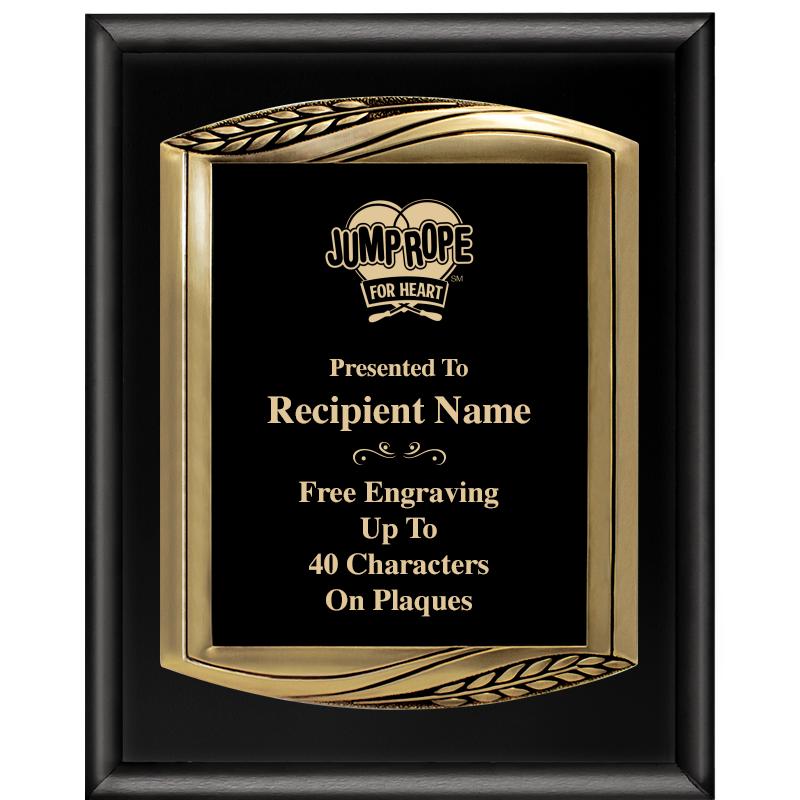 12X15 CHIEF PIANO BLK PLQ W GD