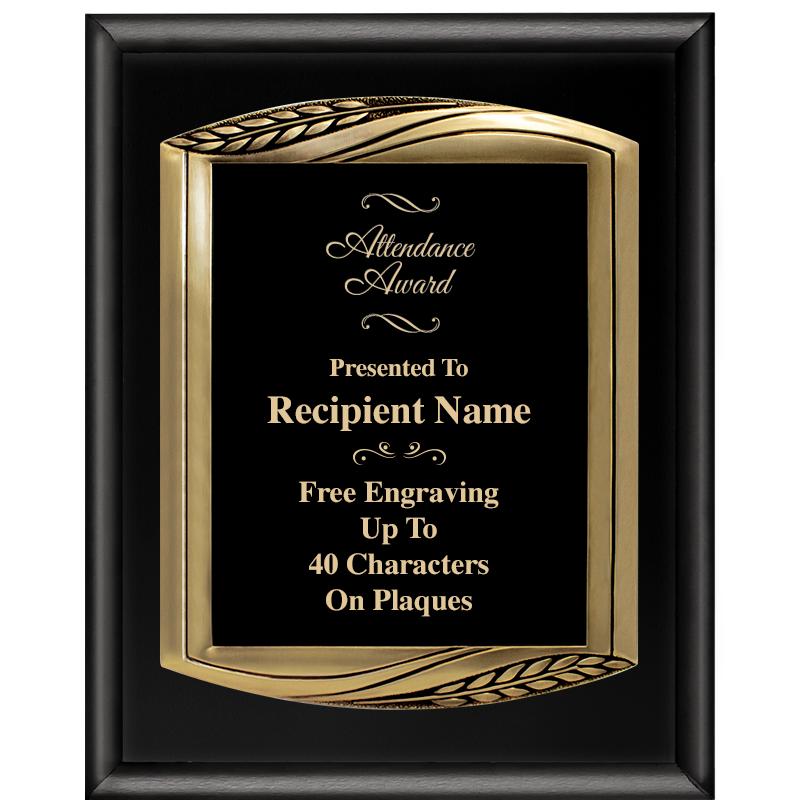 12X15 CHIEF PIANO BLK PLQ W GD