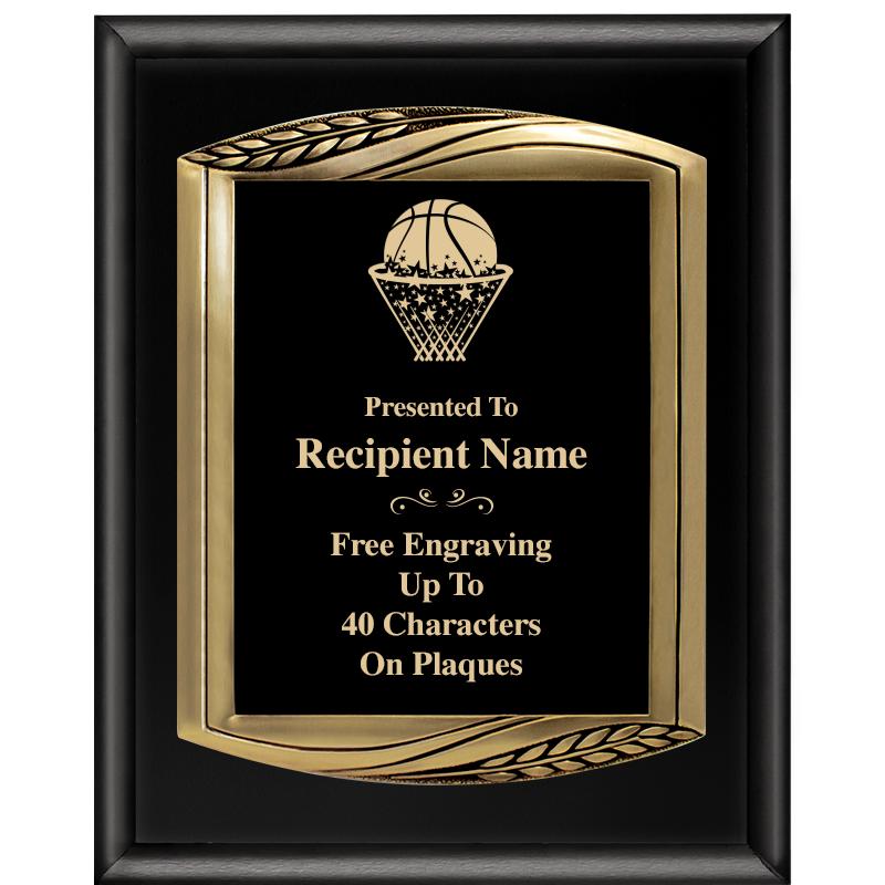 12X15 CHIEF PIANO BLK PLQ W GD