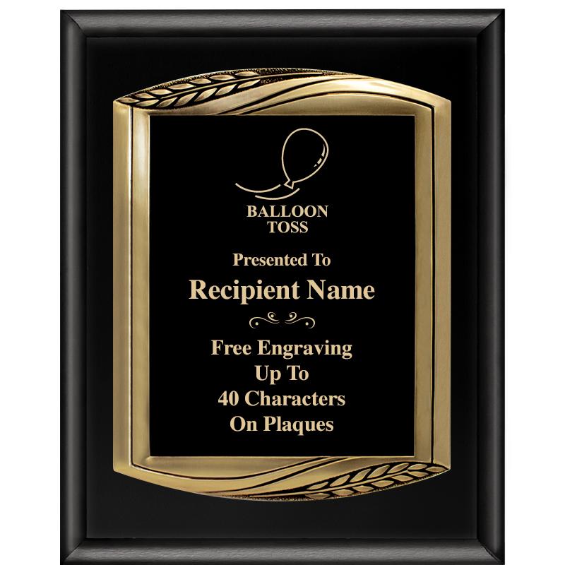 12X15 CHIEF PIANO BLK PLQ W GD