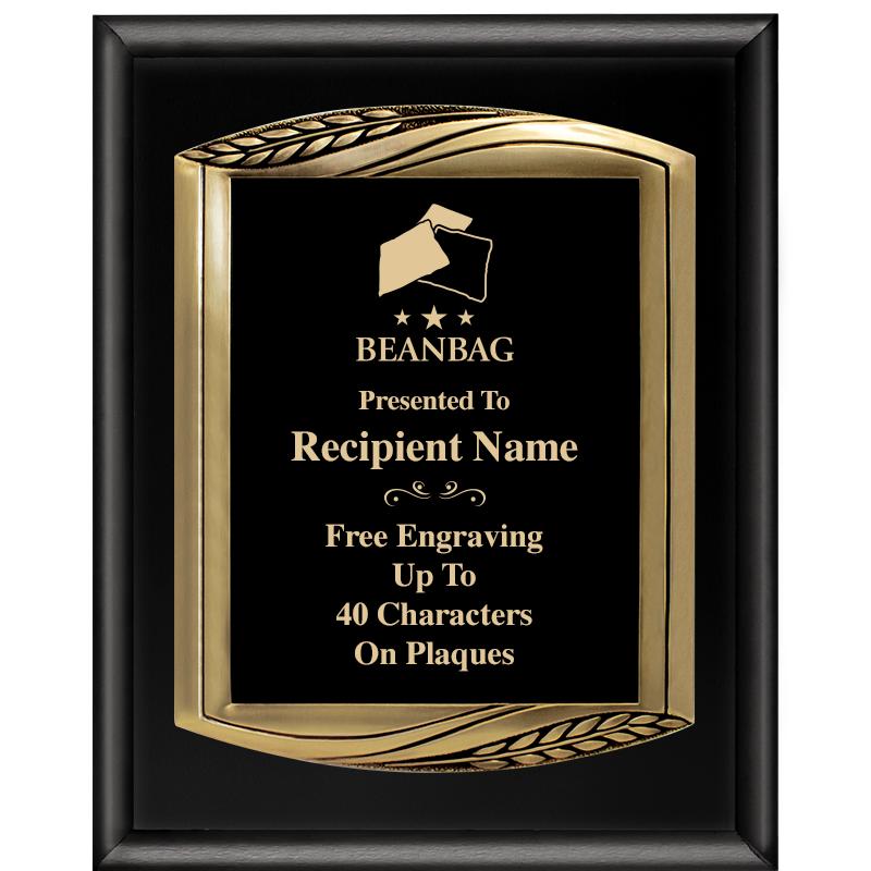 12X15 CHIEF PIANO BLK PLQ W GD