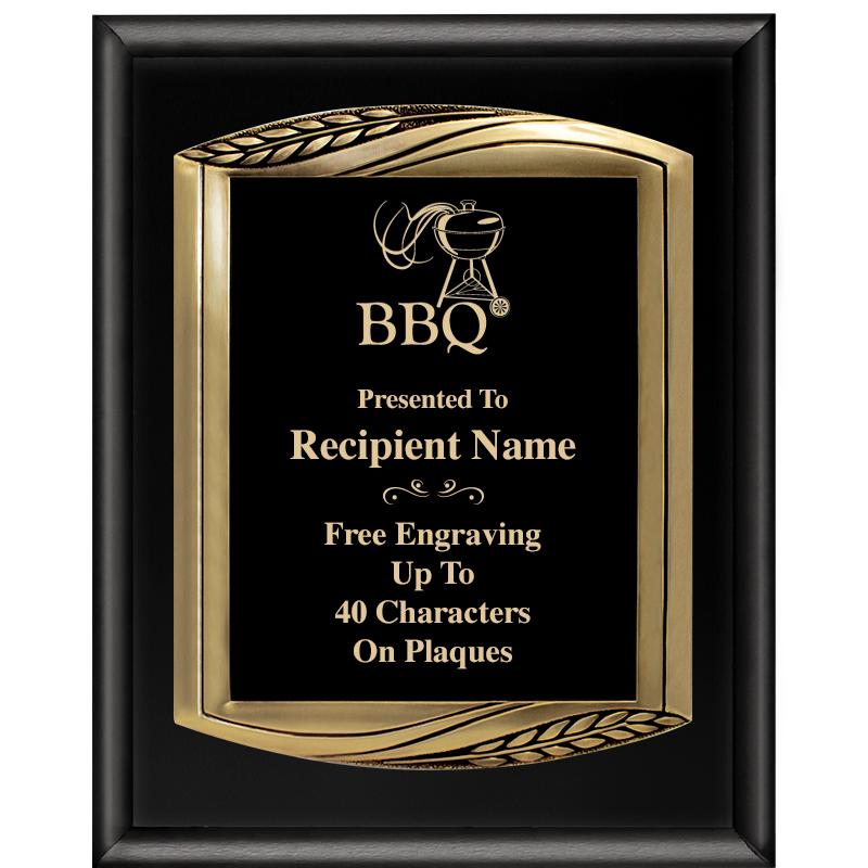 12X15 CHIEF PIANO BLK PLQ W GD