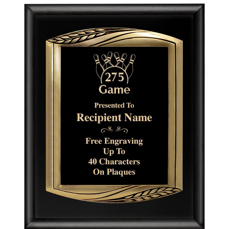 12X15 CHIEF PIANO BLK PLQ W GD