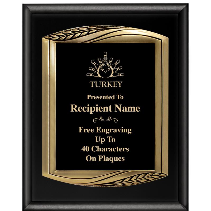 12X15 CHIEF PIANO BLK PLQ W GD