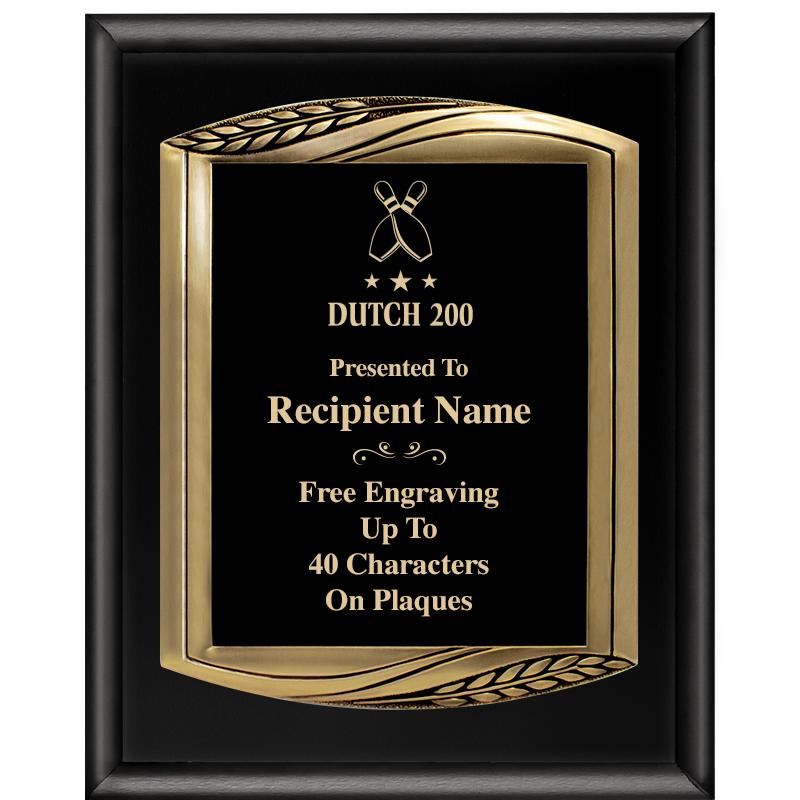 12X15 CHIEF PIANO BLK PLQ W GD