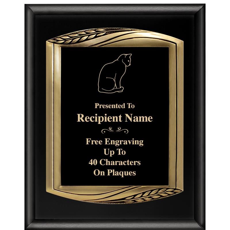 12X15 CHIEF PIANO BLK PLQ W GD