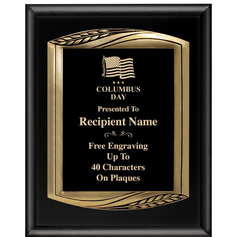 12X15 CHIEF PIANO BLK PLQ W GD