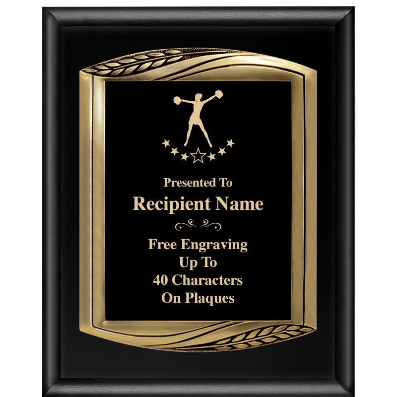 12X15 CHIEF PIANO BLK PLQ W GD