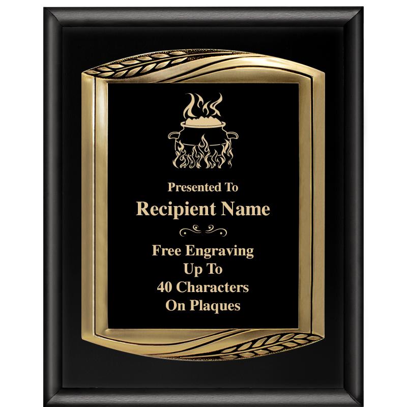 12X15 CHIEF PIANO BLK PLQ W GD