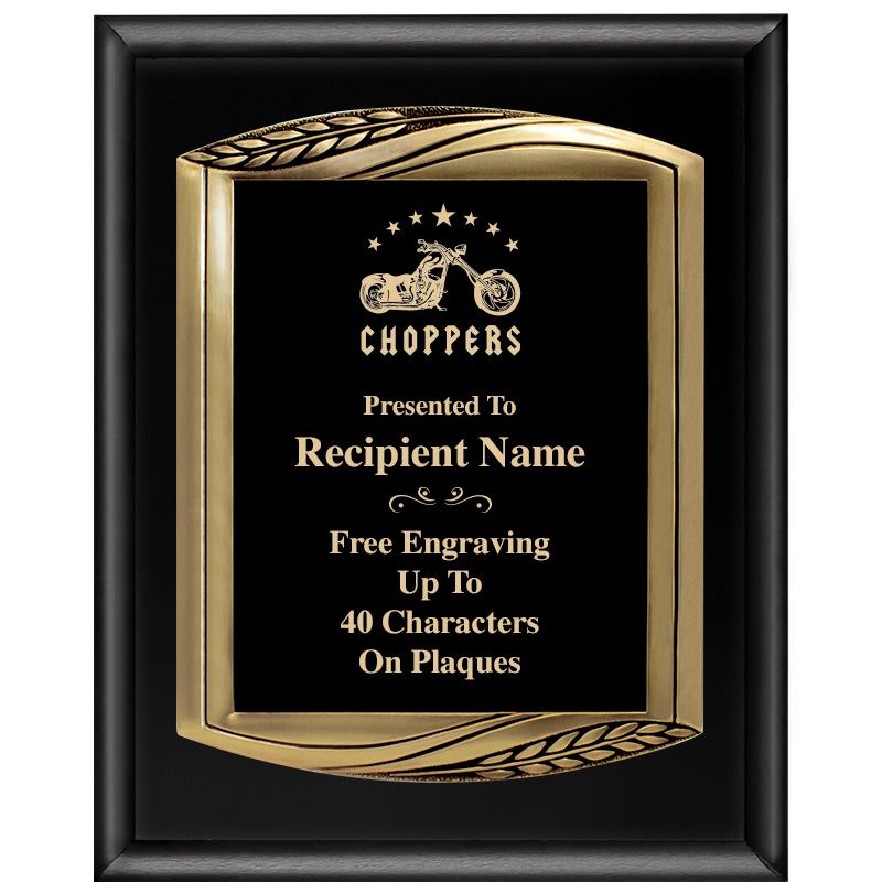 12X15 CHIEF PIANO BLK PLQ W GD