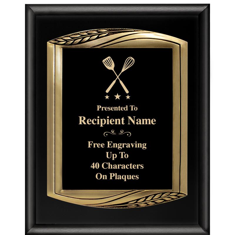 12X15 CHIEF PIANO BLK PLQ W GD