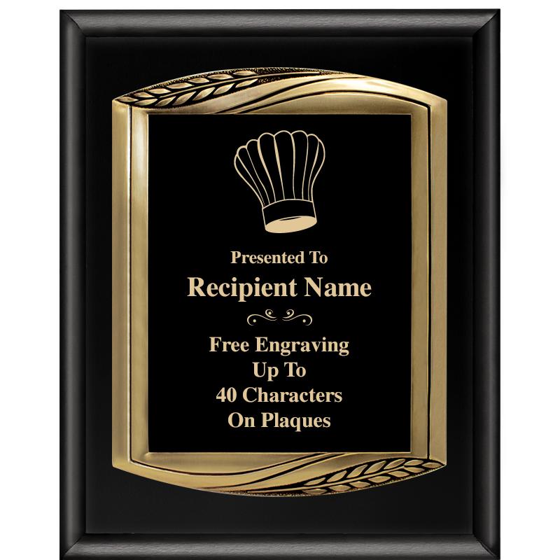 12X15 CHIEF PIANO BLK PLQ W GD