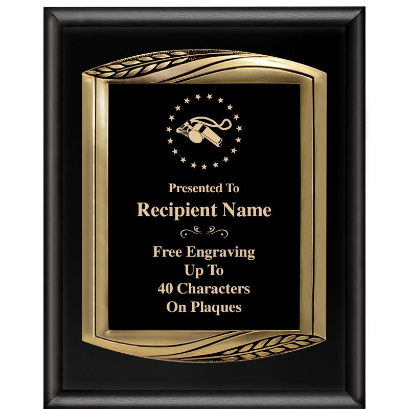 12X15 CHIEF PIANO BLK PLQ W GD