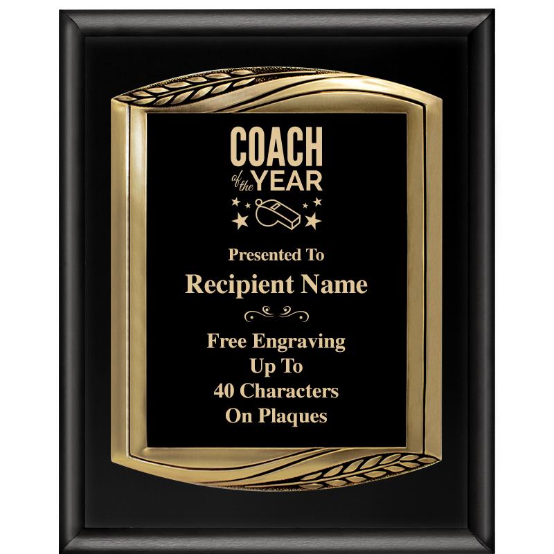 12X15 CHIEF PIANO BLK PLQ W GD