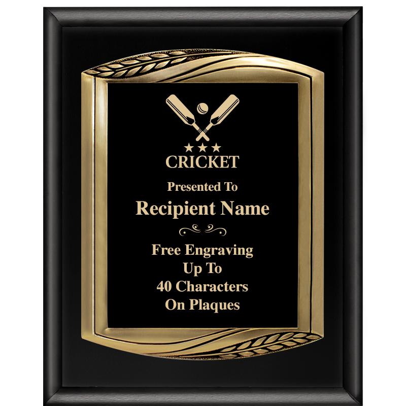 12X15 CHIEF PIANO BLK PLQ W GD