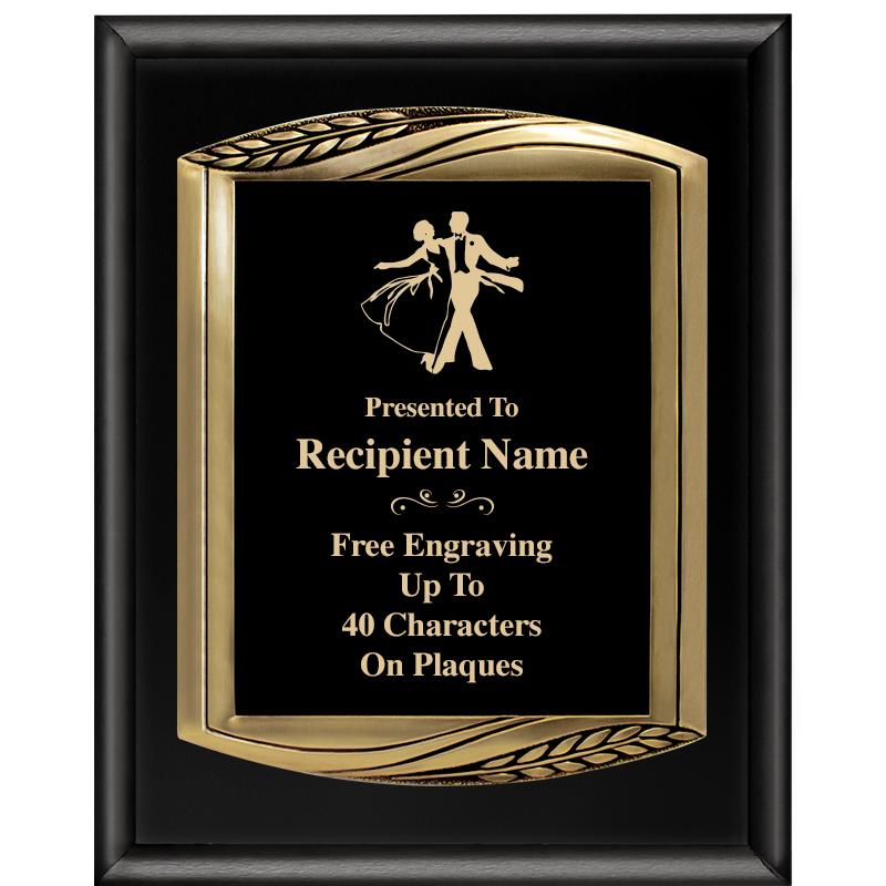 12X15 CHIEF PIANO BLK PLQ W GD