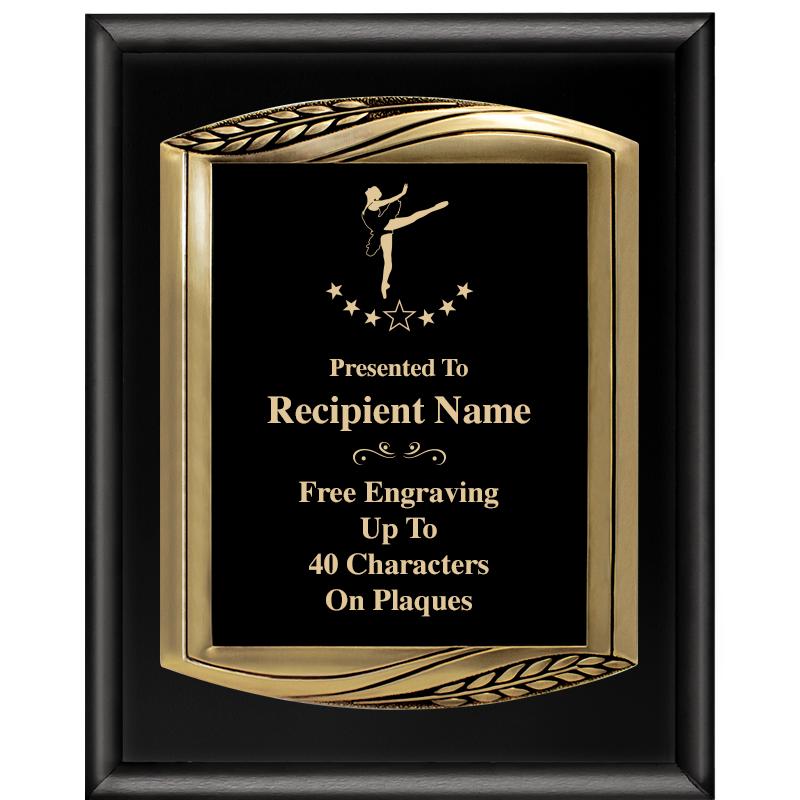 12X15 CHIEF PIANO BLK PLQ W GD