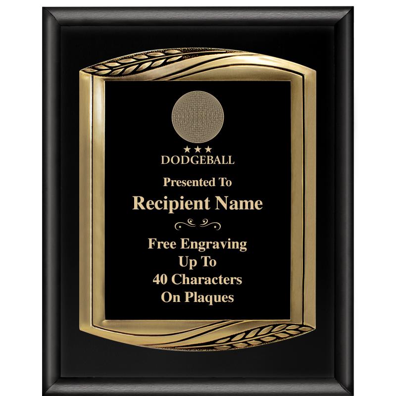 12X15 CHIEF PIANO BLK PLQ W GD