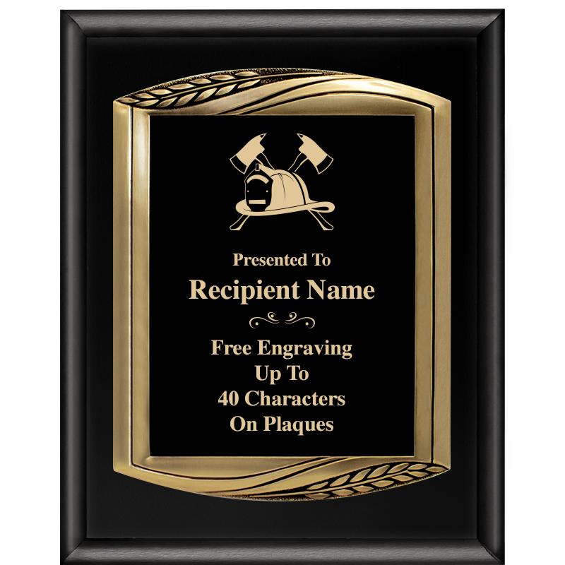 12X15 CHIEF PIANO BLK PLQ W GD