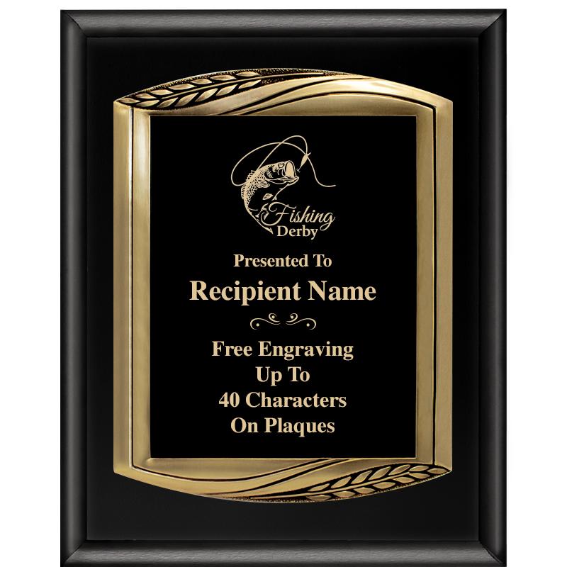 12X15 CHIEF PIANO BLK PLQ W GD