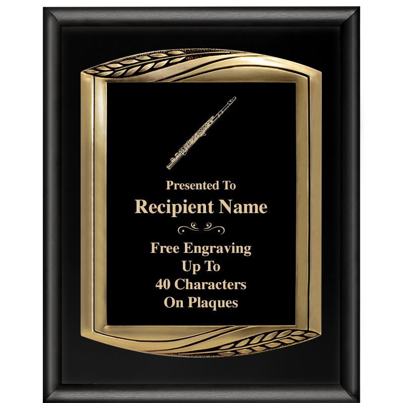 12X15 CHIEF PIANO BLK PLQ W GD