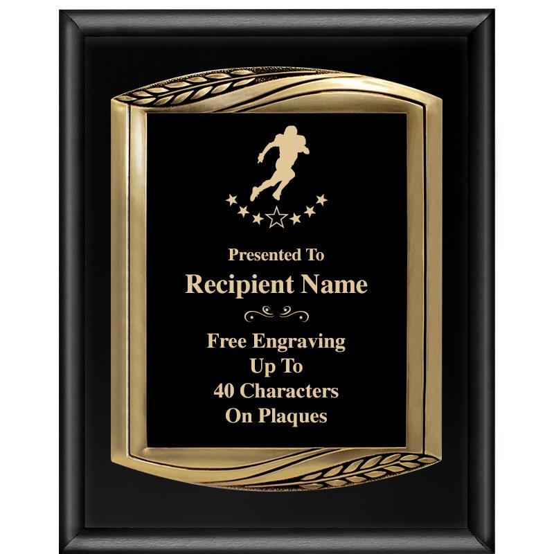 12X15 CHIEF PIANO BLK PLQ W GD