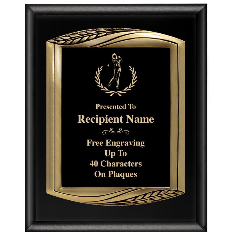 12X15 CHIEF PIANO BLK PLQ W GD