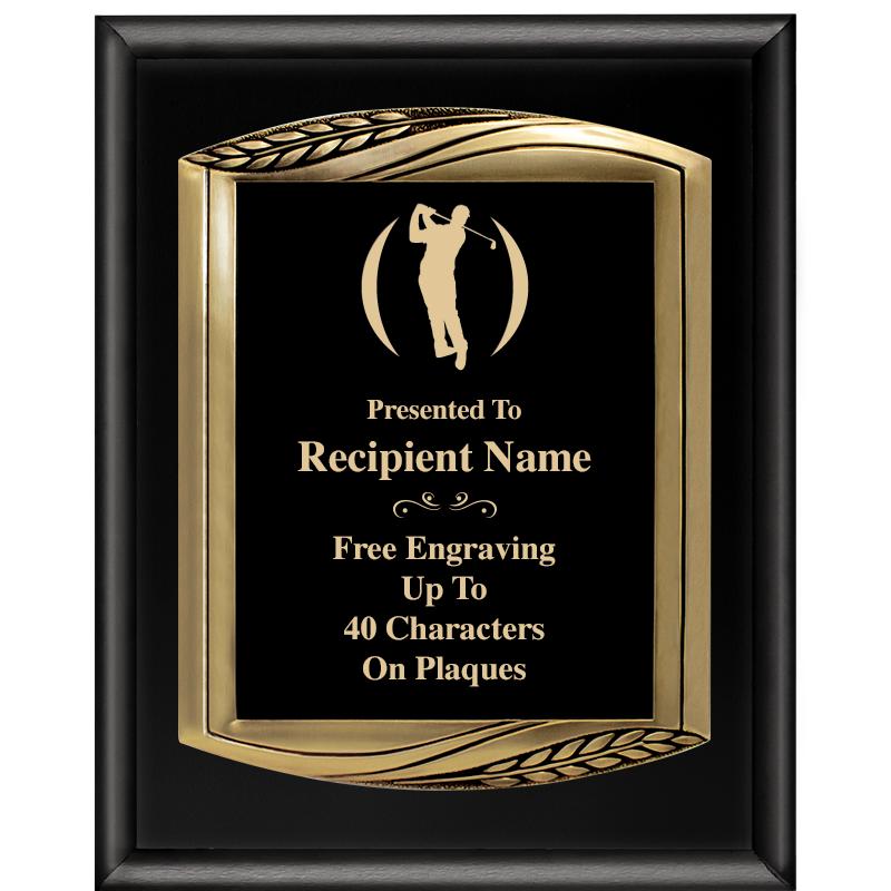 12X15 CHIEF PIANO BLK PLQ W GD