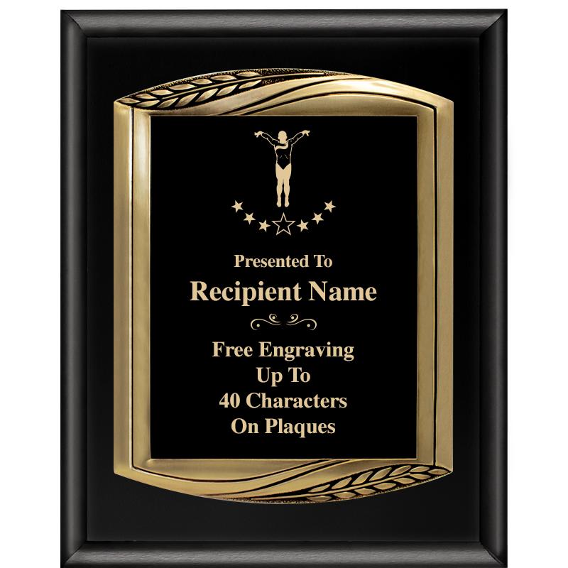 12X15 CHIEF PIANO BLK PLQ W GD