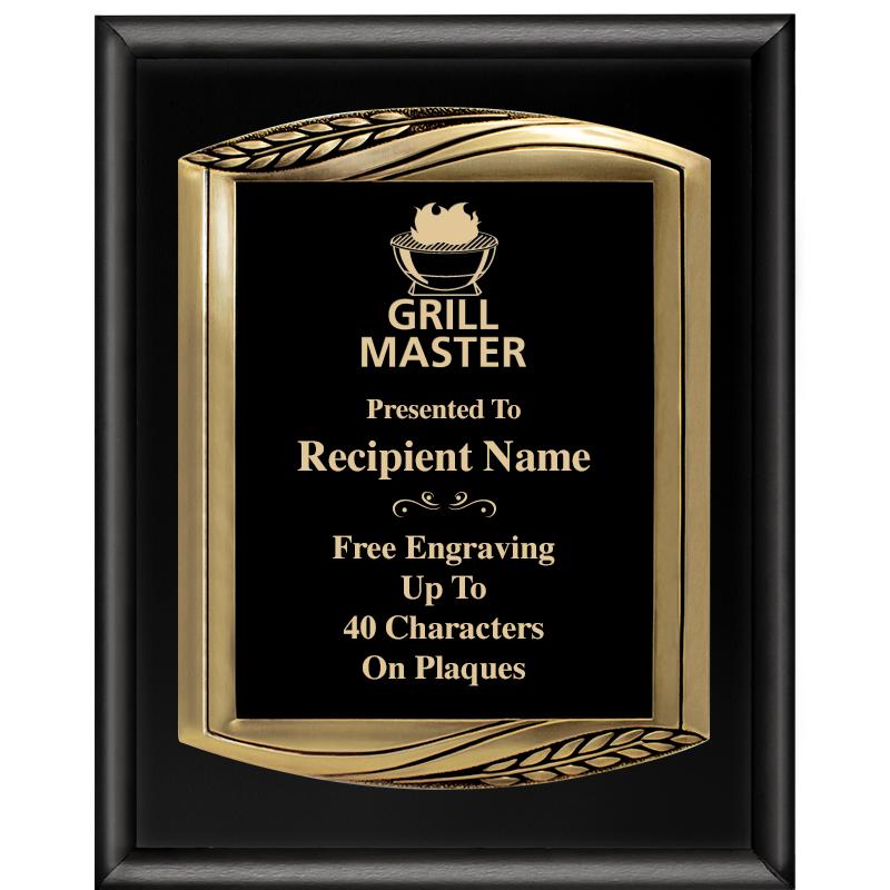 12X15 CHIEF PIANO BLK PLQ W GD