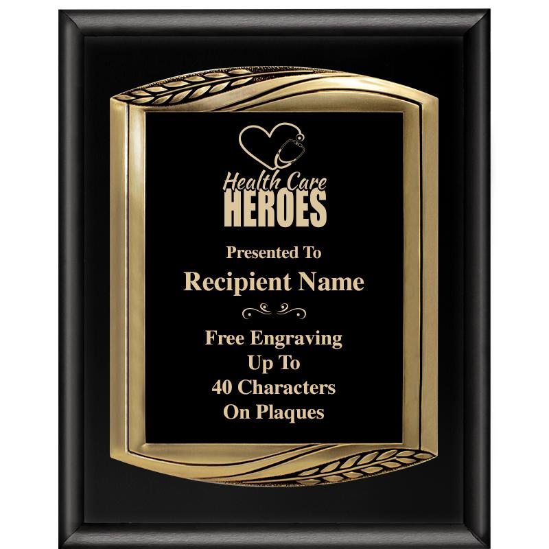 12X15 CHIEF PIANO BLK PLQ W GD