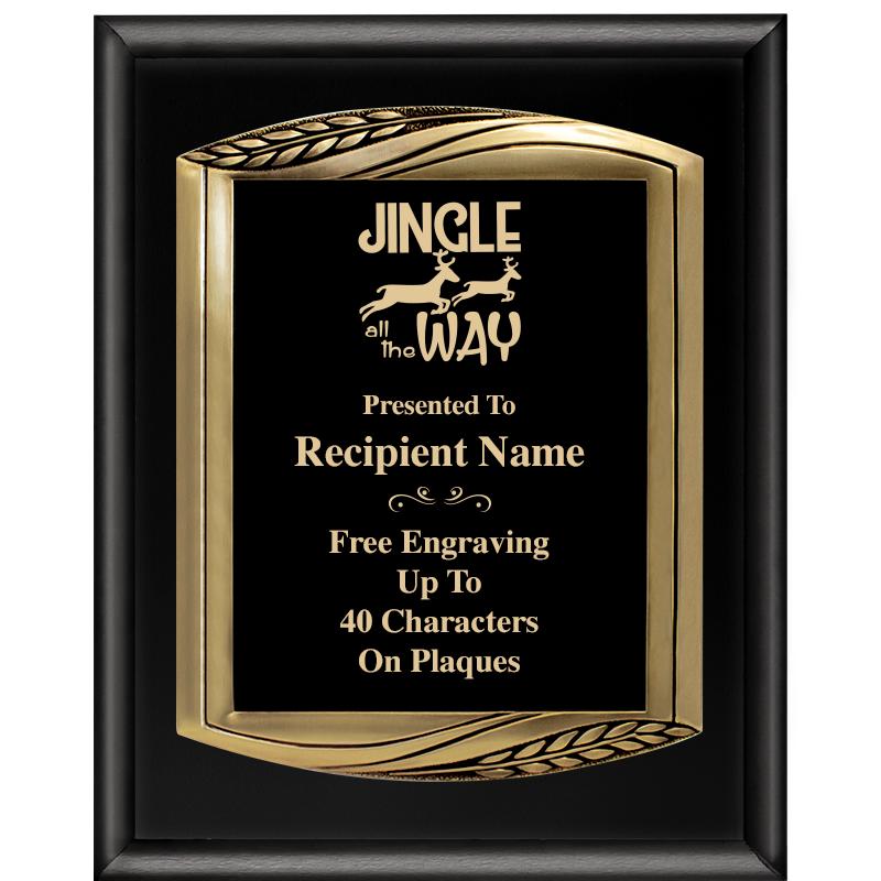12X15 CHIEF PIANO BLK PLQ W GD