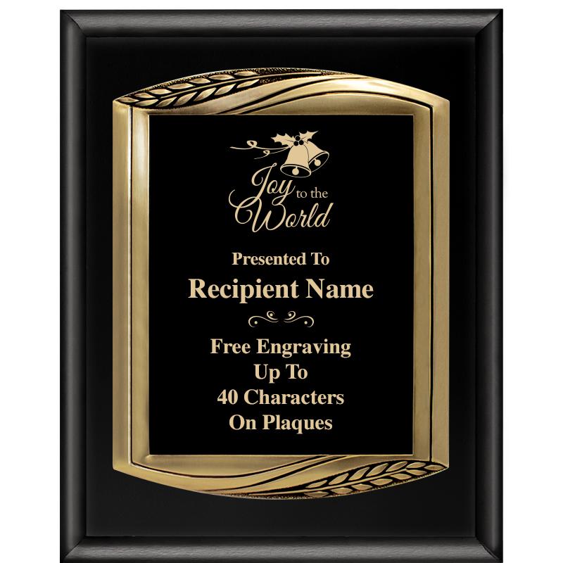 12X15 CHIEF PIANO BLK PLQ W GD