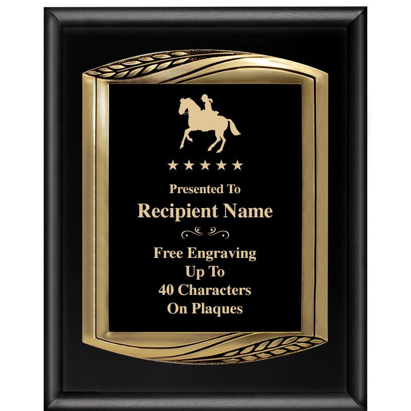 12X15 CHIEF PIANO BLK PLQ W GD