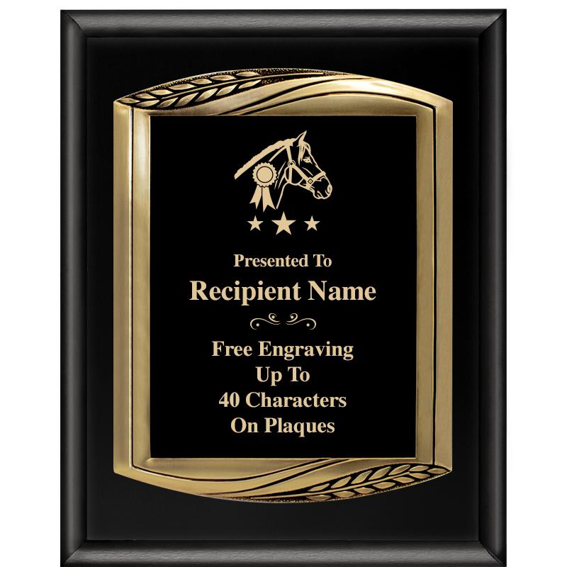 12X15 CHIEF PIANO BLK PLQ W GD