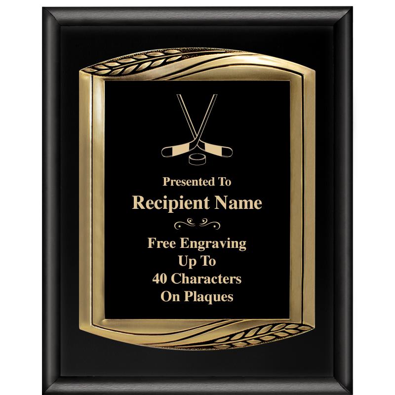 12X15 CHIEF PIANO BLK PLQ W GD