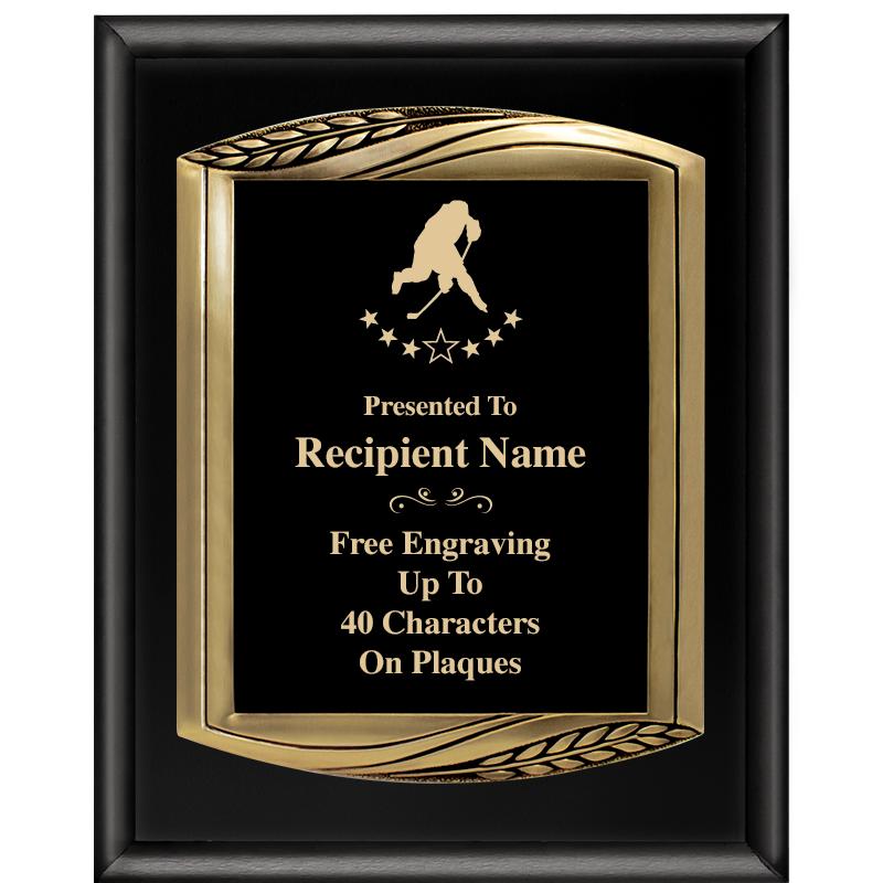 12X15 CHIEF PIANO BLK PLQ W GD