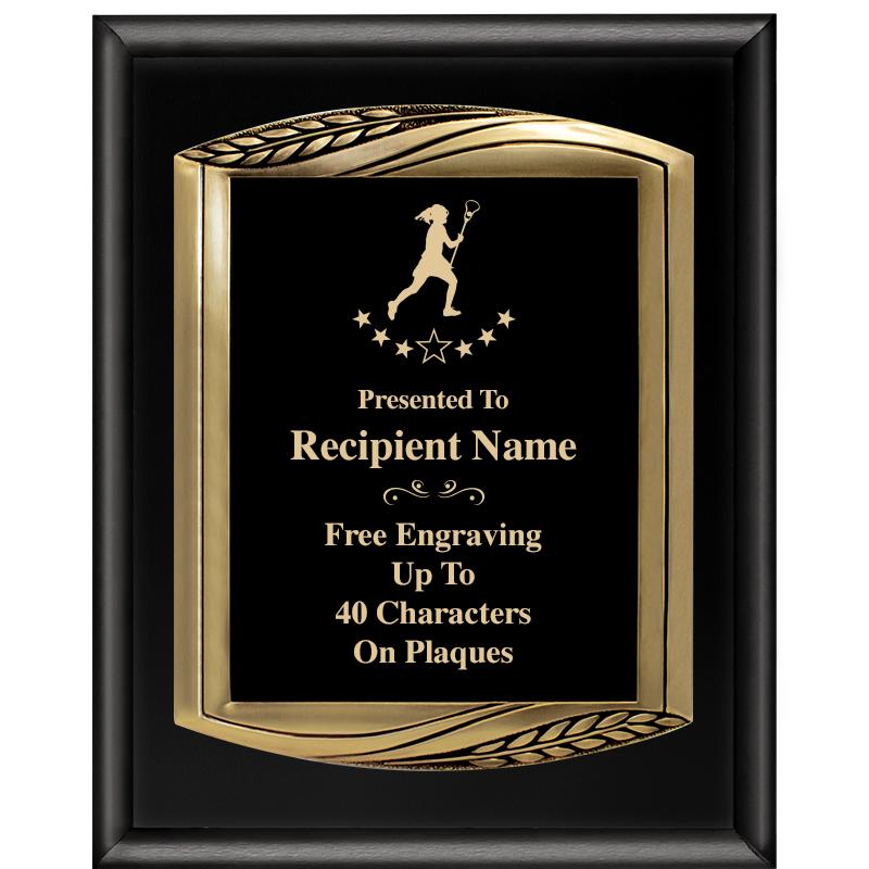 12X15 CHIEF PIANO BLK PLQ W GD