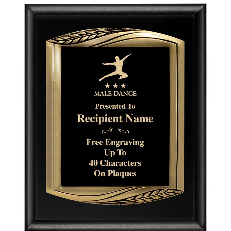 12X15 CHIEF PIANO BLK PLQ W GD