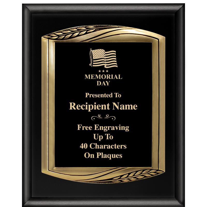 12X15 CHIEF PIANO BLK PLQ W GD