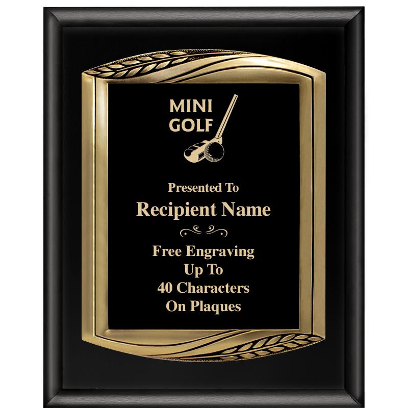 12X15 CHIEF PIANO BLK PLQ W GD