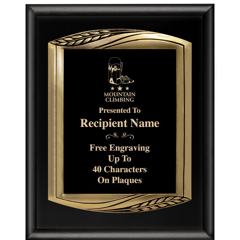 12X15 CHIEF PIANO BLK PLQ W GD