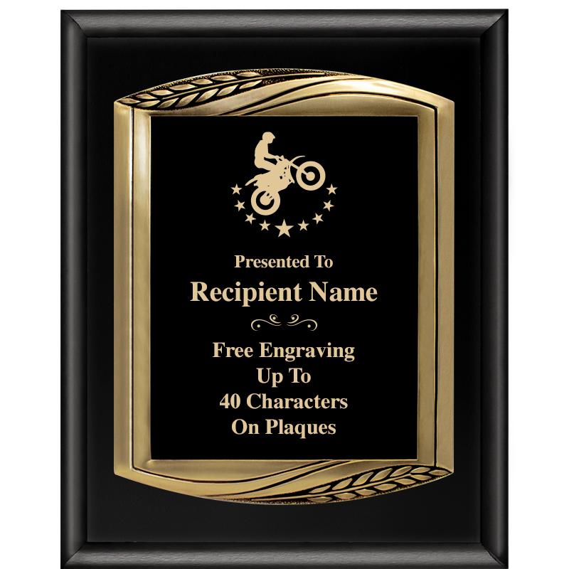 12X15 CHIEF PIANO BLK PLQ W GD